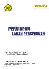 Image of Buku ajar persiapan lahan perkebunan