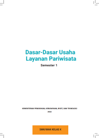 Image of Dasar-Dasar Usaha Layanan Pariwisata